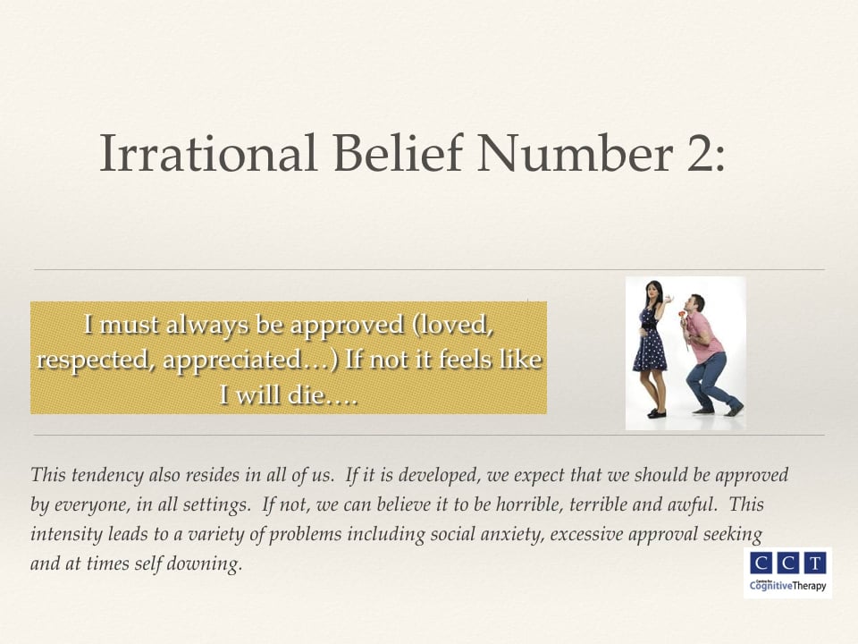 Irrational Belief #2 - Ottawa Centre for Cognitive Therapy